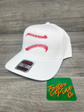 Baseball stitches hat