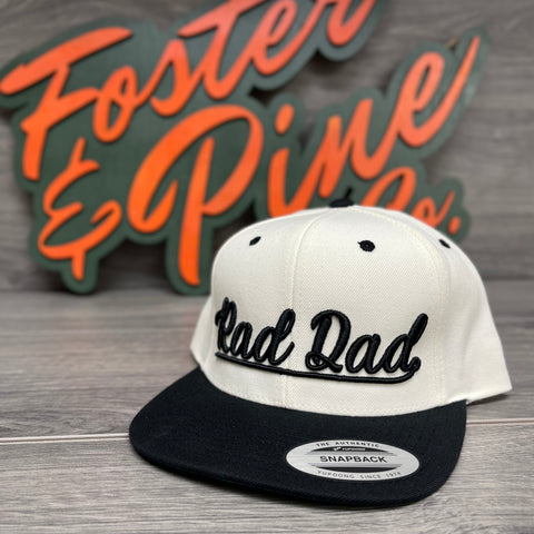 Rad Dad Embroidered flat bill hat