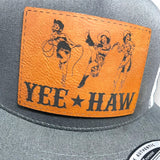 Yee Haw Pin Up Girl Patch Hat