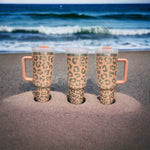 Blush leopard 40oz tumbler