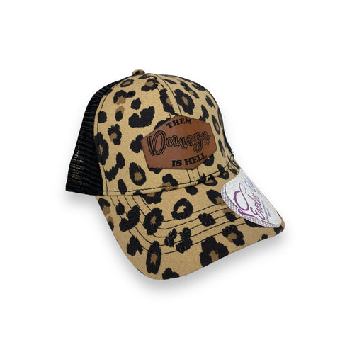 Them Dawgs is hell Womens patch hat