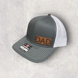 Dad simple font side panel patch hat