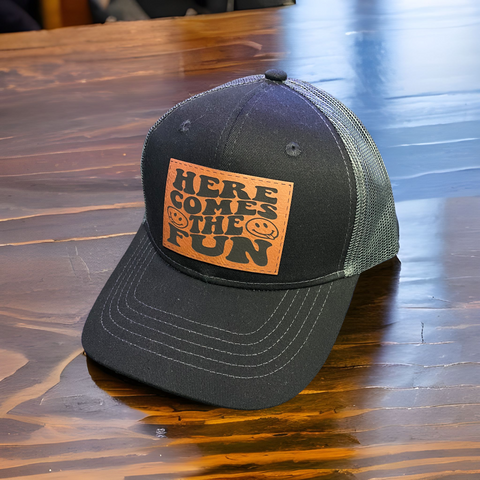 Youth Toddler “Here comes the fun” patch hat