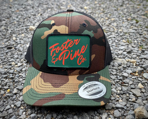 Foster and Pine Camo hat