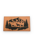 Deer mountain scene patch