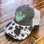 Women’s cow print hat