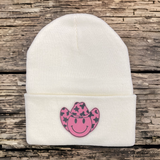 Cowboy smiley beanie