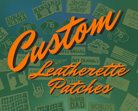 Custom Leatherette Patches