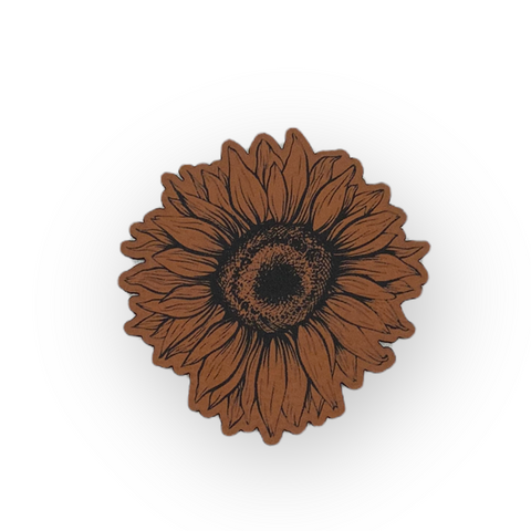 Sunflower diecut patch