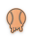 Dripping baseball patch