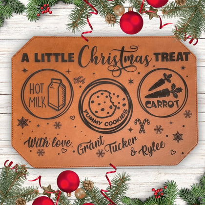 Personalized Santa mat