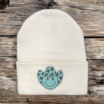 Cowboy smiley beanie